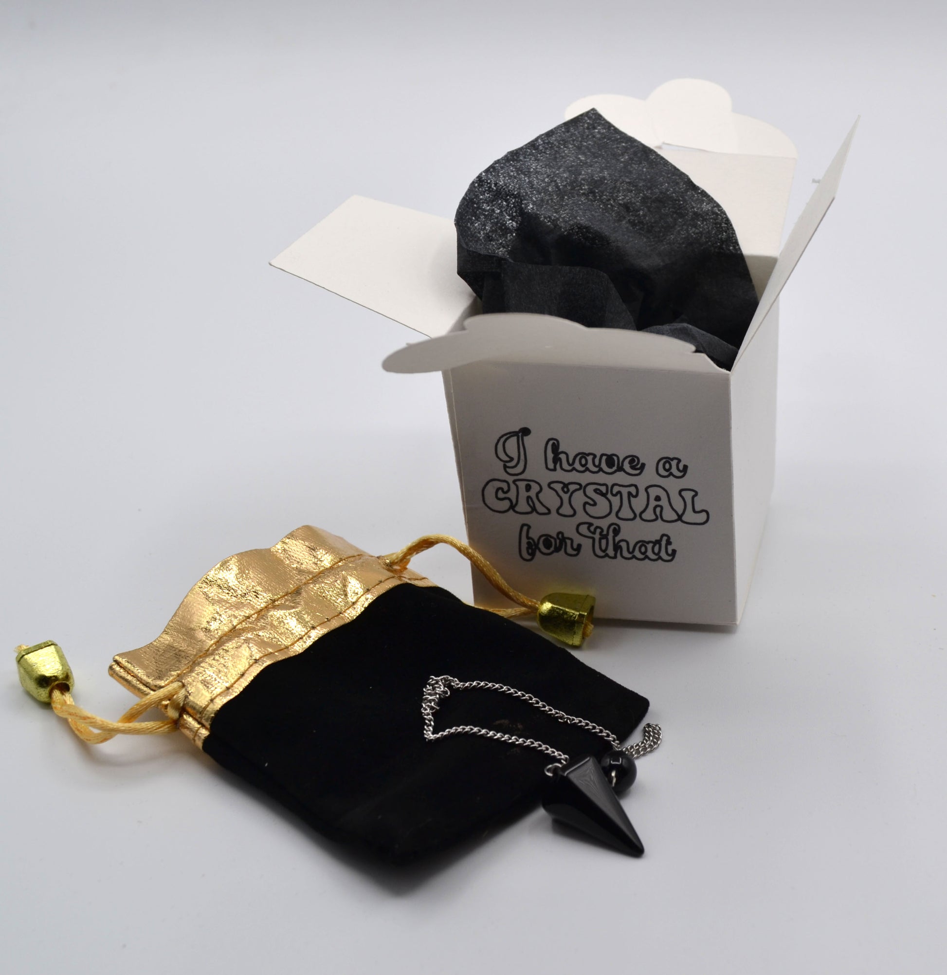 Wayfinder’s Pendulum – Black Agate