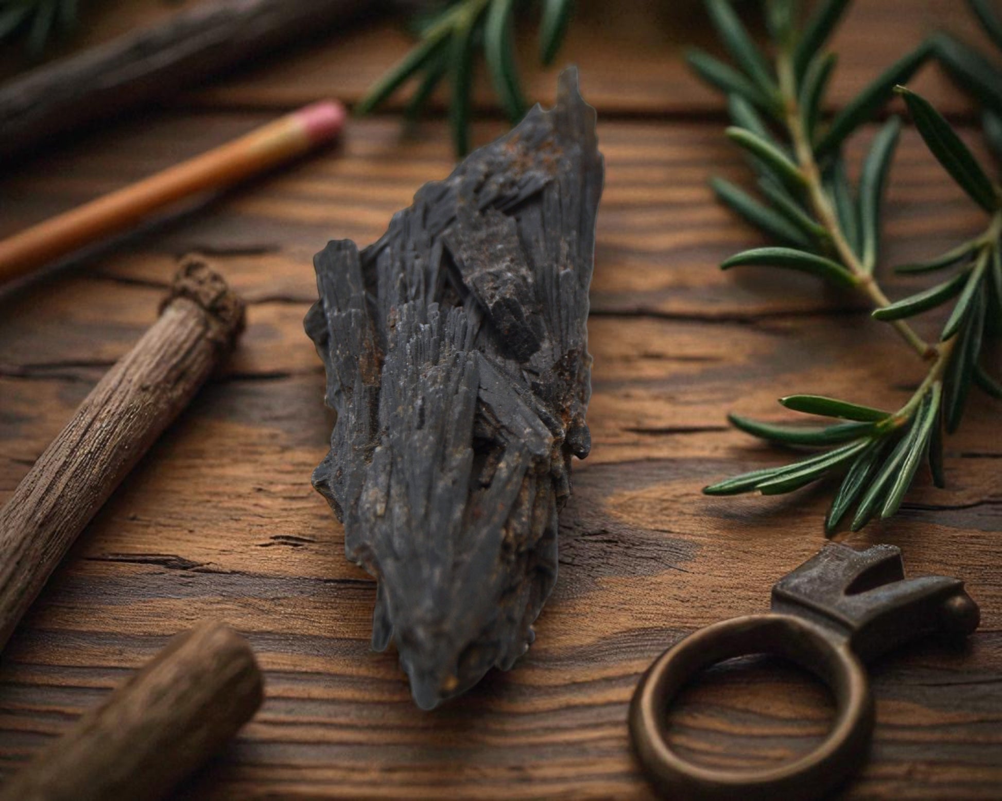 Black Natural Kyanite (C)