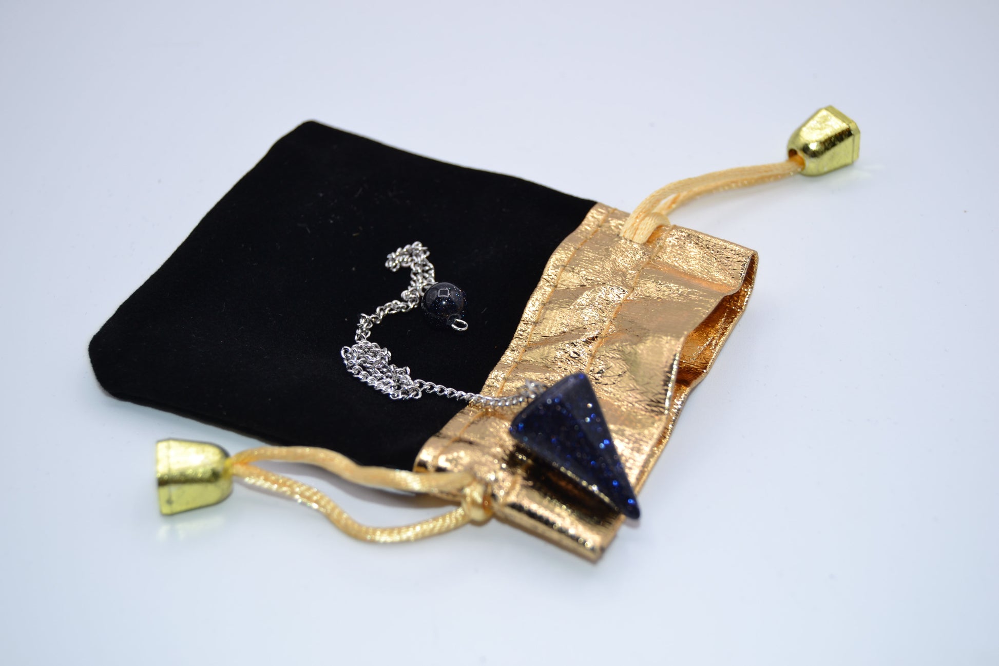 Wayfinder’s Pendulum – Blue Goldstone