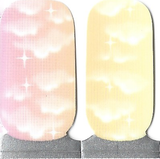 Naughty & Nice Nail Wraps, Real Gel Nail Polish Stickers - Celestial Whispers