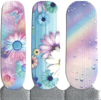 Naughty & Nice Nail Wraps, Real Gel Nail Polish Stickers - Dewdrop Daisy