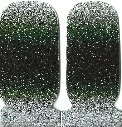 Naughty & Nice Nail Wraps, Real Gel Nail Polish Stickers - Emerald Dream
