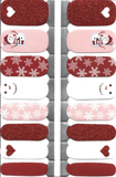 Naughty & Nice Nail Wraps, Real Gel Nail Polish Stickers - Frosty Kisses