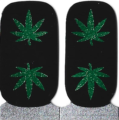 Naughty & Nice Nail Wraps, Real Gel Nail Polish Stickers - High Society