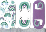 Naughty & Nice Nail Wraps, Real Gel Nail Polish Stickers - Love Rainbows