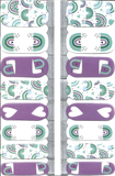 Naughty & Nice Nail Wraps, Real Gel Nail Polish Stickers - Love Rainbows