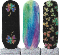 Naughty & Nice Nail Wraps, Real Gel Nail Polish Stickers - Lucky Charm