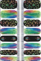 Naughty & Nice Nail Wraps, Real Gel Nail Polish Stickers - Lucky Charm