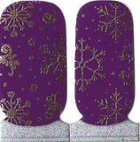 Naughty & Nice Nail Wraps, Real Gel Nail Polish Stickers - Majestic Flurry