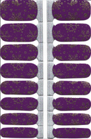 Naughty & Nice Nail Wraps, Real Gel Nail Polish Stickers - Majestic Flurry