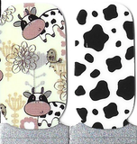Naughty & Nice Nail Wraps, Real Gel Nail Polish Stickers - Moo-tiful Moments