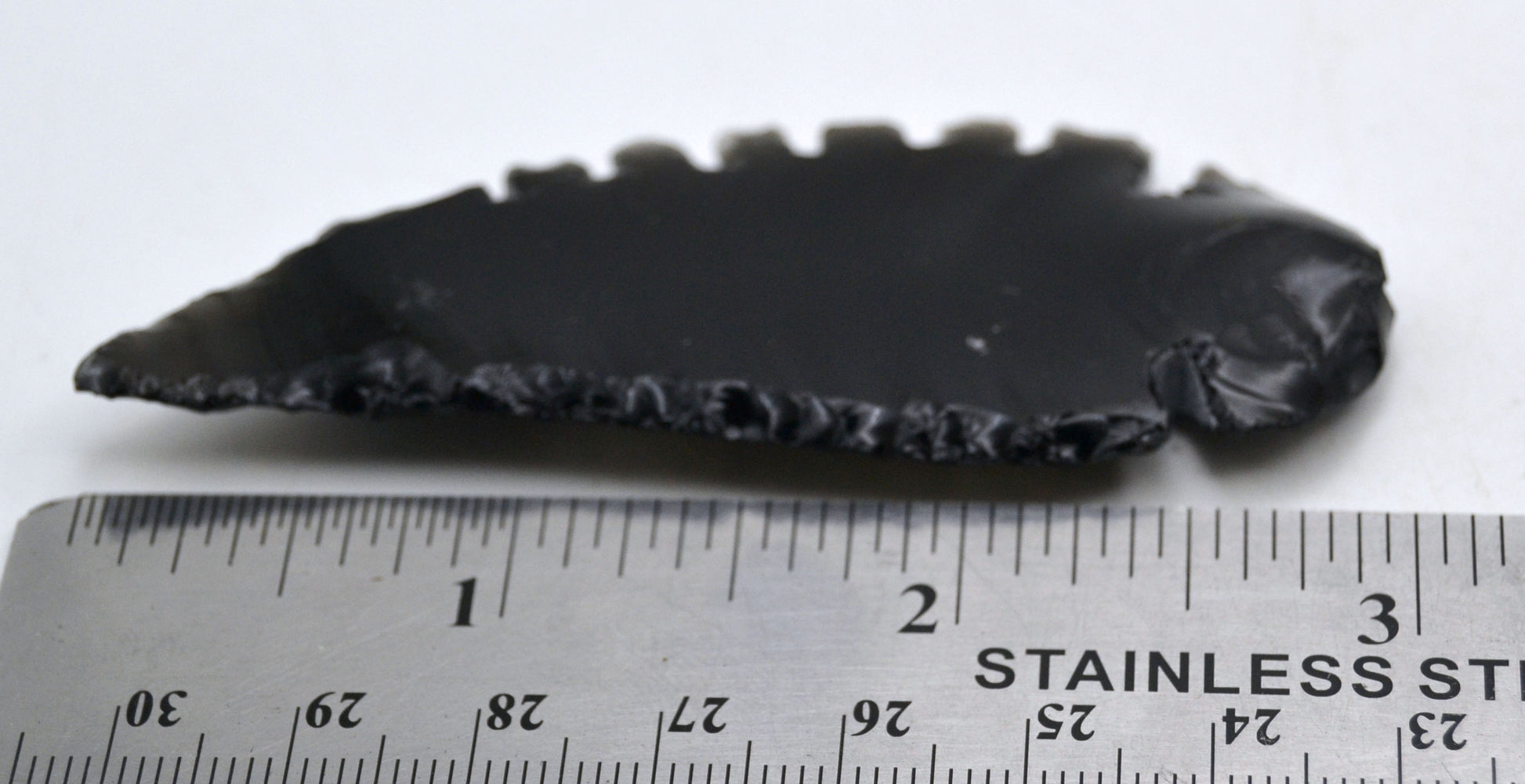 Hand-Carved Black Obsidian Totem