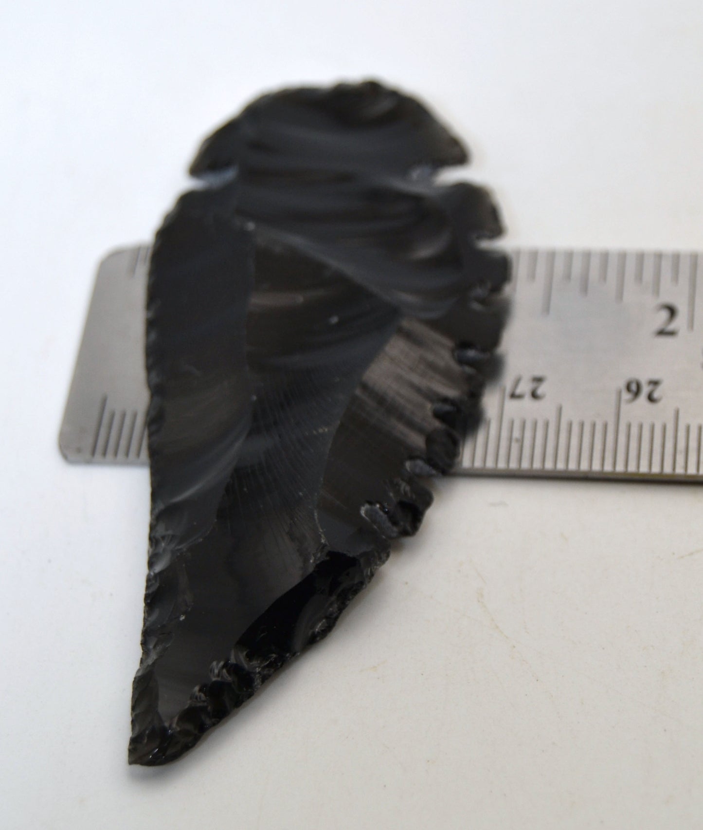 Hand-Carved Black Obsidian Totem