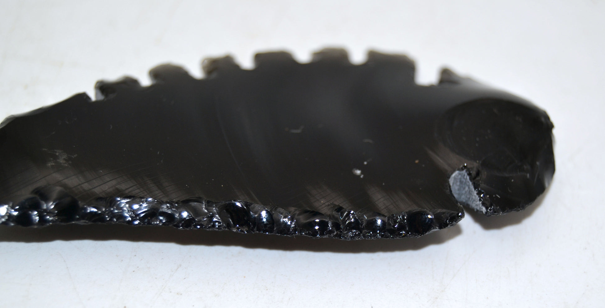 Hand-Carved Black Obsidian Totem