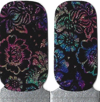 Naughty & Nice Nail Wraps, Real Gel Nail Polish Stickers - Prismatic Garden