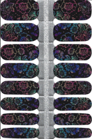 Naughty & Nice Nail Wraps, Real Gel Nail Polish Stickers - Prismatic Garden
