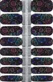 Naughty & Nice Nail Wraps, Real Gel Nail Polish Stickers - Prismatic Garden