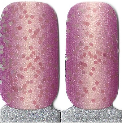 Naughty & Nice Nail Wraps, Real Gel Nail Polish Stickers - Rose Radiance