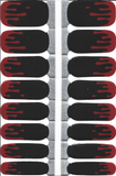 Naughty & Nice Nail Wraps, Real Gel Nail Polish Stickers - Sanguine Drip