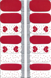 Naughty & Nice Nail Wraps, Real Gel Nail Polish Stickers - Sweetheart Serenade