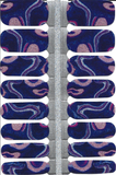 Naughty & Nice Nail Wraps, Real Gel Nail Polish Stickers - Velvet Galaxy