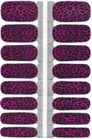 Naughty & Nice Nail Wraps, Real Gel Nail Polish Stickers - Amethyst Leopard