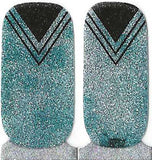 Naughty & Nice Nail Wraps, Real Gel Nail Polish Stickers - Aurora Night