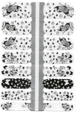 Naughty & Nice Nail Wraps, Real Gel Nail Polish Stickers - Butterfly Stencils