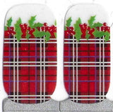 Naughty & Nice Nail Wraps, Real Gel Nail Polish Stickers - Cozy Cabin
