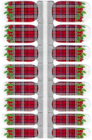 Naughty & Nice Nail Wraps, Real Gel Nail Polish Stickers - Cozy Cabin