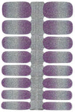 Naughty & Nice Nail Wraps, Real Gel Nail Polish Stickers - Grape Ice