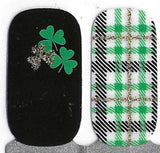 Naughty & Nice Nail Wraps, Real Gel Nail Polish Stickers - Kiss Me I'm Irish
