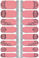 Naughty & Nice Nail Wraps, Real Gel Nail Polish Stickers - Love Letters