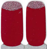 Naughty & Nice Nail Wraps, Real Gel Nail Polish Stickers - Ruby Elegance