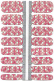 Naughty & Nice Nail Wraps, Real Gel Nail Polish Stickers - Salmon Scales