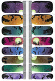 Naughty & Nice Nail Wraps, Real Gel Nail Polish Stickers - Spooktacular