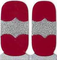 Naughty & Nice Nail Wraps, Real Gel Nail Polish Stickers - Starry Peaks