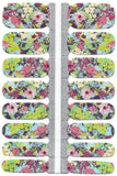 Naughty & Nice Nail Wraps, Real Gel Nail Polish Stickers - Tropical Explosion